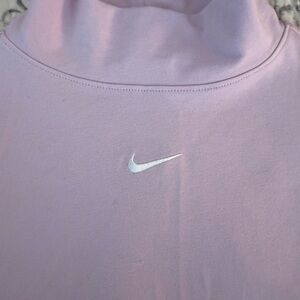 Nike Light Purple Mock Turtleneck Top